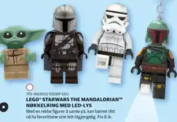 Lekia Lego® Starwars the mandalorian nøkkelring med led-lys tilbud