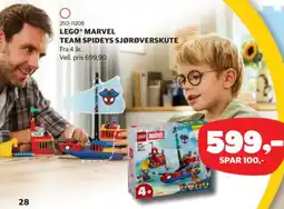 Lekia Lego® Marvel team spideys sjørøverskute tilbud