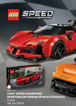 Lekia Lego® Speed champions sportsbilen ferrari SF90 XX stradale tilbud