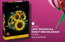 Lekia Lego® Botanicals bukett med solsikker tilbud
