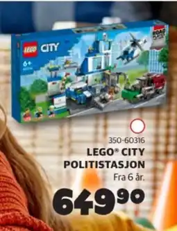 Lekia Lego® City politistasjon tilbud