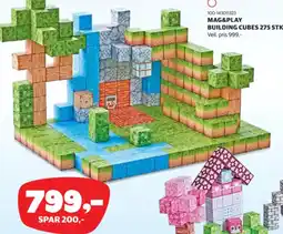 Lekia Mag&play Building cubes tilbud