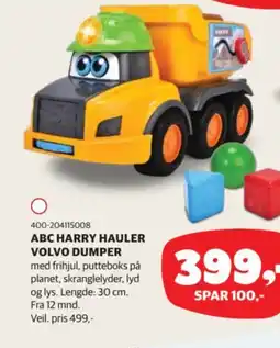 Lekia ABC Harry hauler volvo dumper tilbud