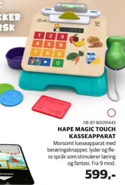 Lekia Hape magic touch kasseapparat tilbud