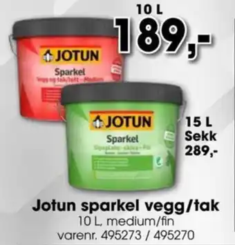 Jotun sparkel vegg/tak