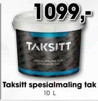 Taksitt spesialmaling tak