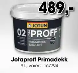 Mal Proff Jotaproff Primadekk tilbud