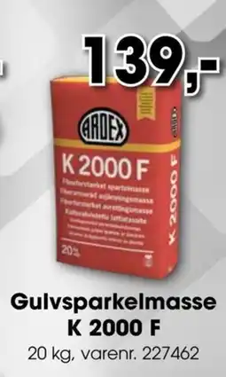 Mal Proff Gulvsparkelmasse K 2000 F tilbud