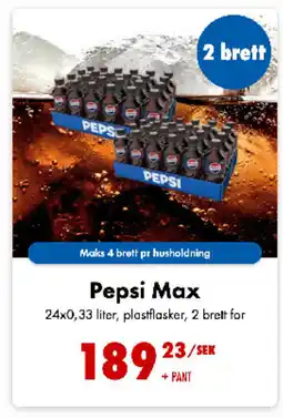 Nordby Supermarket Pepsi Max tilbud
