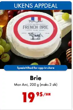 Nordby Supermarket Mon Ami Brie tilbud