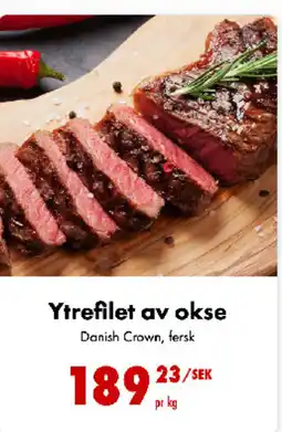 Nordby Supermarket Ytrefilet av okse tilbud