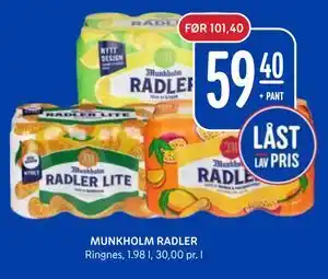 Rema 1000 MUNKHOLM RADLER tilbud