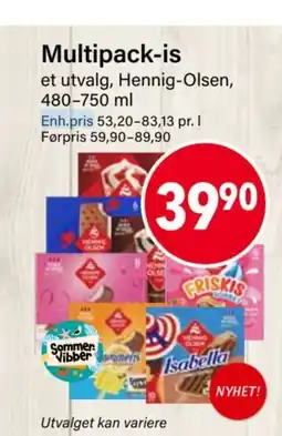 Nærbutikken Multipack-is tilbud