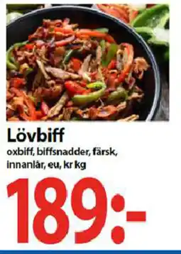 MaxiMat Töcksfors Lövbiff tilbud