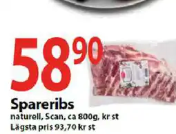 MaxiMat Töcksfors Spareribs tilbud