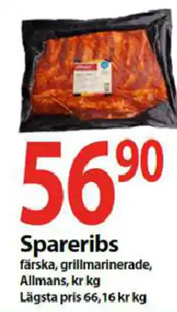 MaxiMat Töcksfors Spareribs tilbud