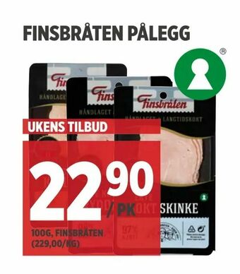 Meny Finsbråten pålegg tilbud