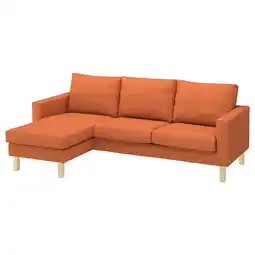 IKEA SaltsjÖbaden 3-seters sofa med sjeselong, Tonerud rødbrun tilbud
