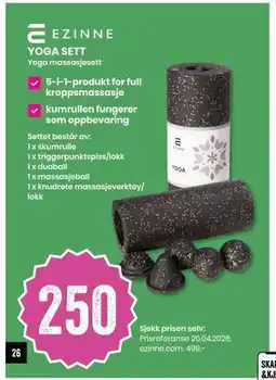 Sport Outlet YOGA SETT tilbud