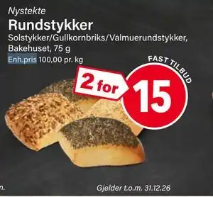 Nærbutikken Rundstykker tilbud