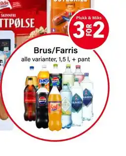Nærbutikken Brus/Farris tilbud