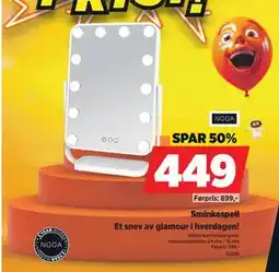 POWER Sminkespeil tilbud