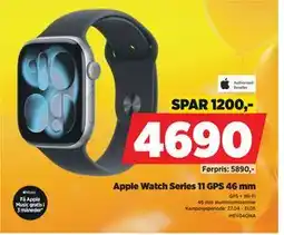 POWER Apple Watch Series 11 GPS 46 mm tilbud