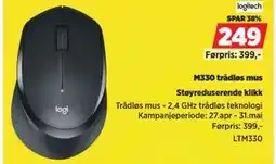 POWER M330 trådløs mus tilbud