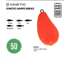 Sport Outlet Kinetic harpe søkke tilbud