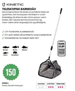 Sport Outlet Teleskopisk barnehåv tilbud