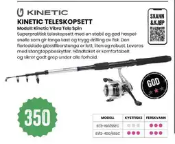 Sport Outlet Kinetic teleskopsett tilbud