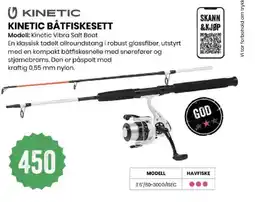 Sport Outlet Kinetic båtfiskesett tilbud