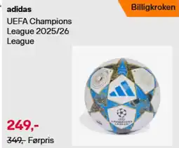 XXL Sport Adidas UEFA Champions League 2025/26 League tilbud