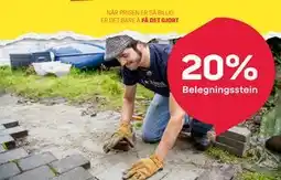 Byggmax Belegningsstein tilbud