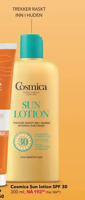 Cosmica Sun lotion SPF 30