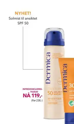 Apotek 1 Solmist til ansiktet SPF 50 tilbud
