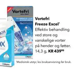Apotek 1 Vortefri Freeze Excel tilbud