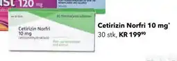 Apotek 1 Cetirizin Norfri 10 mg tilbud