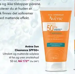 Apotek 1 Avène Sun Cleanance SPF50+ tilbud