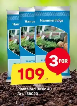 Byggmax Plantejord Basic 40 L tilbud
