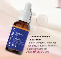 Apotek 1 Dermica Vitamin C 5 % serum tilbud