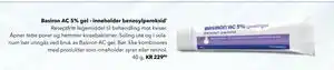 Basiron AC 5% gel - inneholder benzoylperoksid