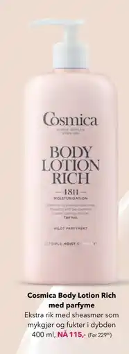 Apotek 1 Cosmica Body Lotion Rich med parfyme tilbud