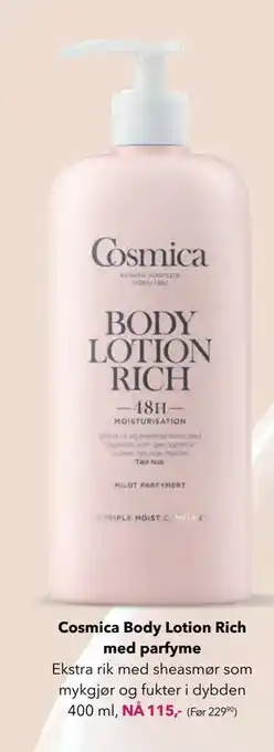 Cosmica Body Lotion Rich med parfyme