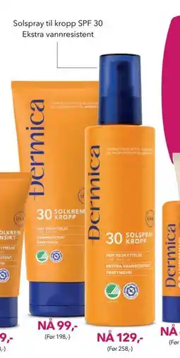 Apotek 1 Solspray til kropp SPF 30 tilbud