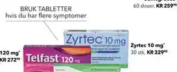 Apotek 1 Zyrtec 10 mg tilbud