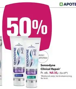 Apotek 1 Sensodyne Clinical Repair tilbud