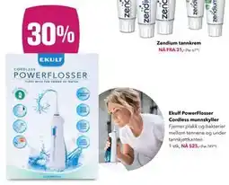 Apotek 1 Ekulf PowerFlosser Cordless munnskyller tilbud