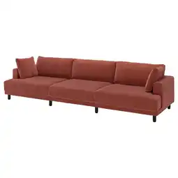 IKEA UppÅkra 4,5-seters modulsofa, Samsala rødbrun tilbud