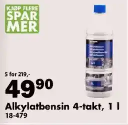 Biltema Alkylatbensin 4-takt tilbud